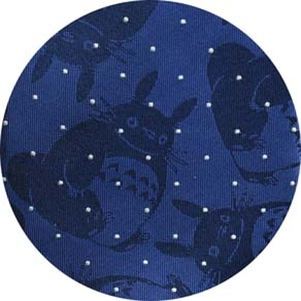 Necktie - Silk - Made in JAPAN - Jacquard - Blue - Pin Dots - Totoro - Ghibli 2019