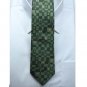 Necktie - Silk - Made in JAPAN - Jacquard - Green - Geometric - Totoro - Ghibli