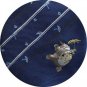 Necktie - Silk - Made in JAPAN - Jacquard - Navy - Umbrella Stripe - Totoro - Ghibli