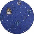 Necktie - Silk - Made in JAPAN - Jacquard - Blue - Leaf Dots - Totoro - Ghibli 2021