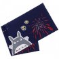 Towel Tenugui 33x90cm - Made in JAPAN - Handmade Japanese Dyed - Firework Night - Totoro Ghibli 2022