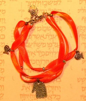 Red String Bracelet Evil Eye Kabbalah  Hamsa + Fish