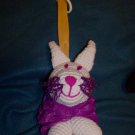 Handcrafted Crocheted Bunny Scrub Brush