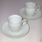 Mikasa MYSTIC GREEN -- 2 Cups and Saucers