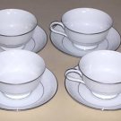 Noritake BUCKINGHAM -- 4 Cups and Saucers
