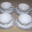 Norleans THERESA -- 4 Cups and Saucers