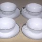 Yamato MOON GLOW -- 4 Cups and Saucers