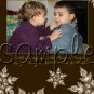Classic Snowflake Holiday Cards + Free thank You Cards You Print