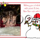 Custom photo Christmas / Holiday Cards + Free thank You Cards You Print