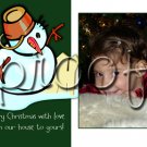 Custom Photo Christmas / Holiday Cards + Free thank You Cards -- You Print