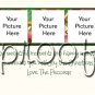 Custom Photo Christmas / Holiday Cards + Free thank You Cards -- You Print