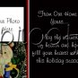 Custom Photo Christmas / Holiday Cards + Free thank You Cards -- You Print