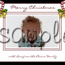 Custom Photo Christmas / Holiday Cards + Free thank You Cards -- You Print