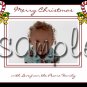 Custom Photo Christmas / Holiday Cards + Free thank You Cards -- You Print