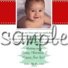 Custom Photo Christmas / Holiday Cards + Free thank You Cards -- You Print