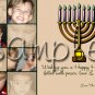 Custom Photo Hanukkah Cards + Free thank You Cards -- You Print