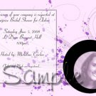 Professionally designed custom Bridal Shower invitations -- You Print
