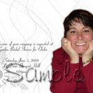 Professionally designed custom Bridal Shower invitations -- You Print