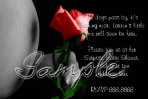 Professionally designed custom Baby Shower invitations -- You Print