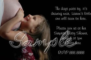 Professionally designed custom Baby Shower invitations -- You Print