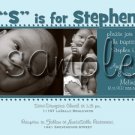 Professionally designed photo Baptism/Christening invitations -- You Print