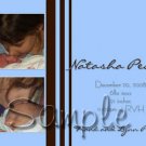 Professionally designed photo Birth Announcements -- You Print