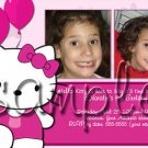 Custom Balloon theme Photo Birthday Invitations -- You Print