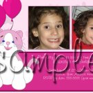 Custom Balloon theme Photo Birthday Invitations -- You Print