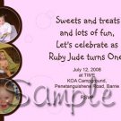 Custom Photo Birthday Invitations I design to YOUR specifications & You Print unlimited quantities