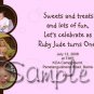 Custom Photo Birthday Invitations I design to YOUR specifications & You Print unlimited quantities