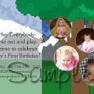 Custom Photo Birthday Invitations I design to YOUR specifications & You Print unlimited quantities