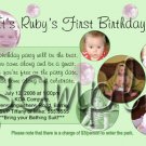 Custom Photo Birthday Invitations I design to YOUR specifications & You Print unlimited quantities