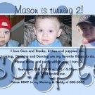 Custom Photo Birthday Invitations I design to YOUR specifications & You Print unlimited quantities