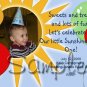 Custom Photo Birthday Invitations I design to YOUR specifications & You Print unlimited quantities