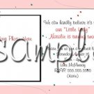 Completely Custom Photo Ladybug Birthday Invitations, I design & You Print unlimited quantity