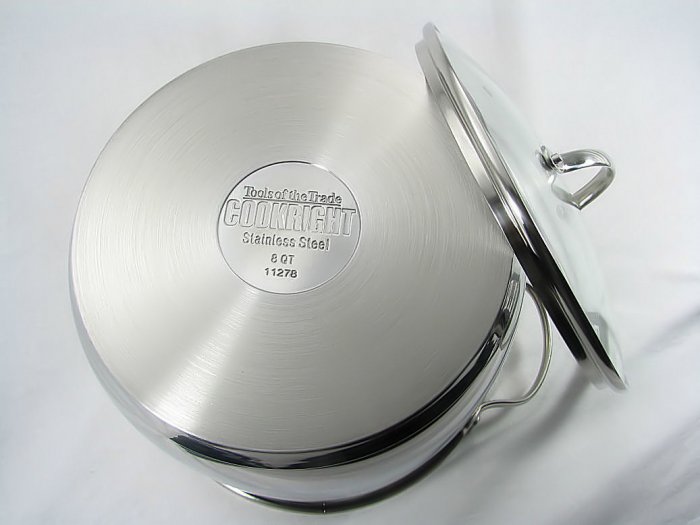 Tools of the Trade Cookright Covered Stockpot 8 Quart