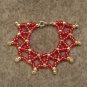 #80 “Ruby and Gold†Collar Necklace for 11.5†Doll