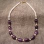 #49 Pearl and Amethyst Necklace