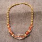 #55 Gold and Orange Necklace