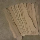 8" Unfinished Wood Wavy Paddle Fan Sticks (Case of 150)
