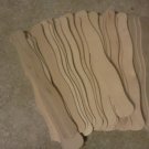 8" Unfinished Wood Wavy Paddle Fan Sticks (Case of 300)