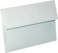 A - 7 White Envelopes (25) Square Flap