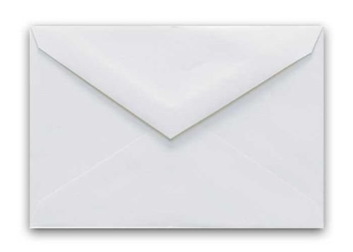6 BAR White Envelopes Reply Card 70lb.  4 3/4 x 6 1/2 Choice 25 Pack Option