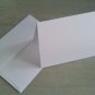 Blank White Creme Greeting Cards+Envelopes 4" x 6"  Print Ready Scored Pk 25-100