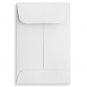 Size #7 Bright White 3 1/2" x 6 1/2" Coin Envelopes Open End Booklet Square Flap