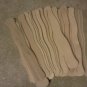 Wood Wavy Program Fan Handle Sticks (Pack of 200-300-400)  w / PRIORITY SHIPPING