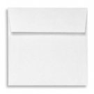 White 28 lb. Square 5.5 inch Flap Invitation Envelopes - Choice 25-250 Packs