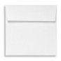 White 28 lb. Square 5.5 inch Flap Invitation Envelopes - Choice 25-250 Packs