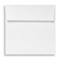 White 28 lb. Square 5.5 inch Flap Invitation Envelopes - Choice 25-250 Packs