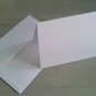 100 BLANK Greeting Cards+Envelopes CARDMAKING White Print Ready COMBO Pk 4" x 5"
